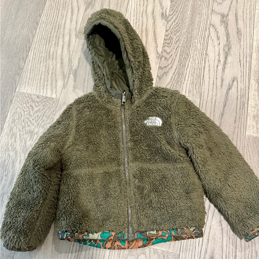 Northface toddler reversible full zip jacket